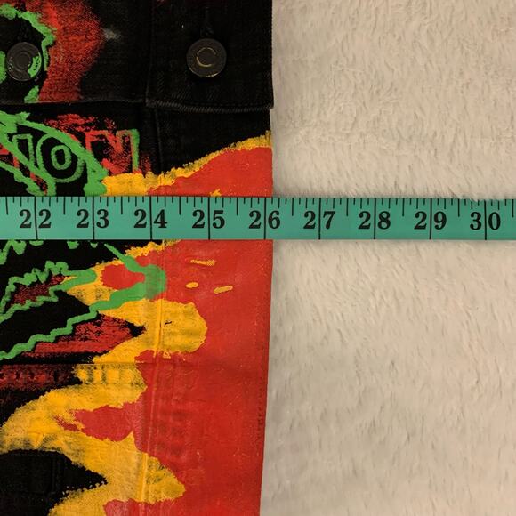 Mac Keen Destroy ADULTS ONLY Graffiti Men's Denim Jacket Size X-Large - Picture 9 of 9